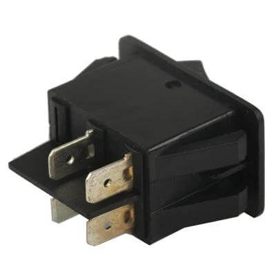 Car Fog Light Switch Replacement Universal Fit For Cars - black 4-pin rocker switch, durable direct replacement for worn or broken fog light control