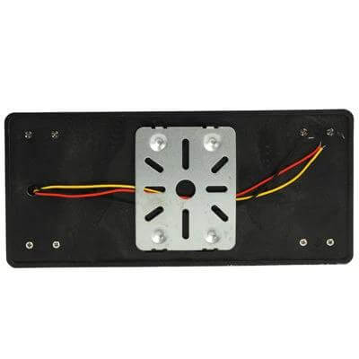 Interior Roof Light For Vehicle, 36 LED, 12V DC Power – compact low-profile cabin light with wiring and mounting plate for cars, vans and campers
