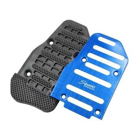 Car Universal Non-Slip Pedal For Comfortable Driving stainless steel blue sport pedal cover with rubber anti-slip insert for city and highway use