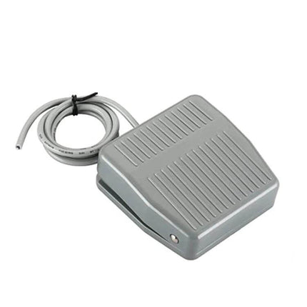 Plastic Foot Switch for Power Tools with 1 Meter Cable - durable plastic momentary foot pedal with 1m cable for hands-free tool control