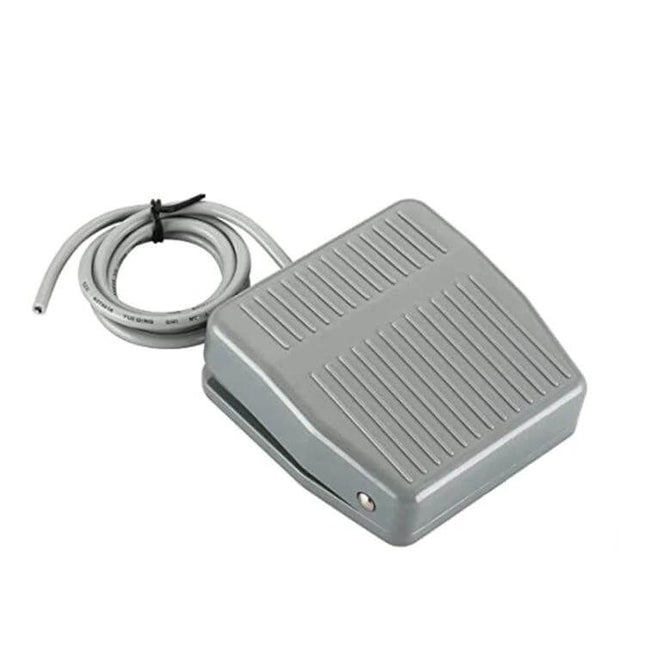 Plastic Foot Switch for Power Tools with 1 Meter Cable - durable plastic momentary foot pedal with 1m cable for hands-free tool control