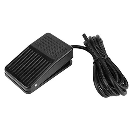 Momentary Anti-Slip Foot Pedal Switch with 1m Cable for Industrial Equipment - black anti-slip momentary foot switch with 1m cable