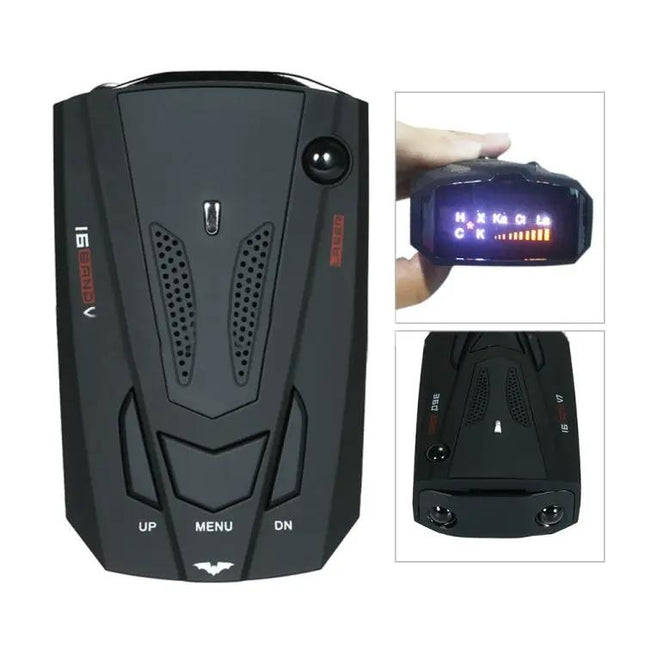 V7 Car Radar Detector for 360 Degree Speed Monitoring