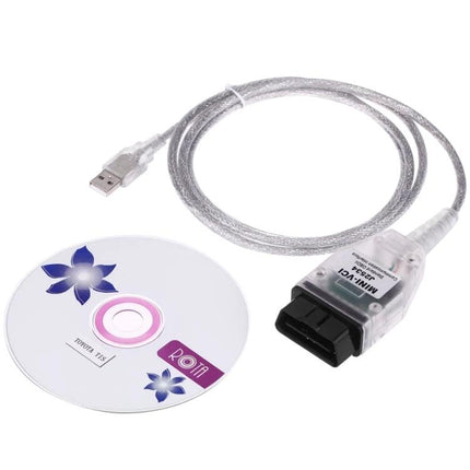 Toyota Diagnostic Cable for Routine Vehicle Checks at Home - USB OBD-II cable with CD for Toyota PC diagnostics