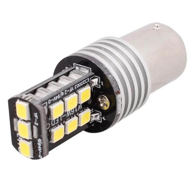 LED Car Back Up Light Slim Design For Rear Fog Lamps - slim white LED bulb with adjustable bracket for rear fog lamp upgrades