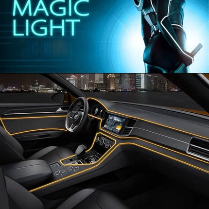 Waterproof Flat Flexible Car Strip Light 5m For Decoration