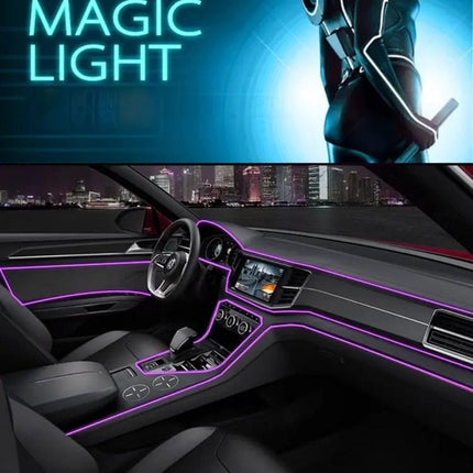 Waterproof Flat Flexible Car Strip Light 5m For Decoration