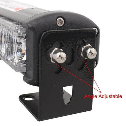 Car Warning Light 6 Inch For Everyday Emergency Driving Safety - close-up of angle-adjustable mounting bracket and hardware
