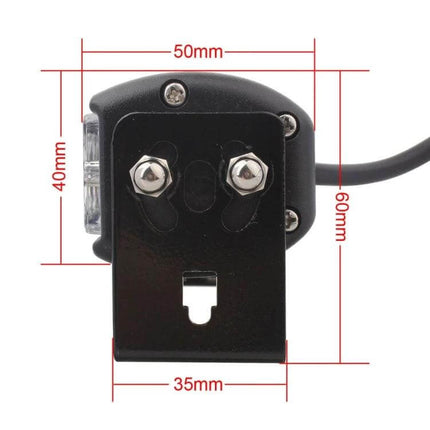 Car Warning Light 6 Inch For Everyday Emergency Driving Safety compact 12V roadside signal with mounting bracket and dimensions