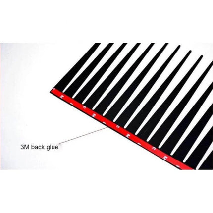 Etle Decorative Vehicle Eyelashes Set for Cars, 2 Pieces - black peel-and-stick eyelash strips with 3M back glue for easy application