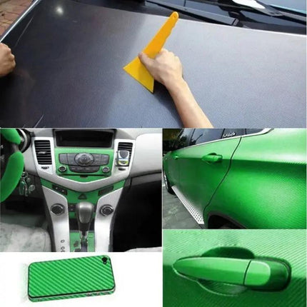 3D Carbon Fiber PVC Car Decoration Sticker, 127cm x 50cm