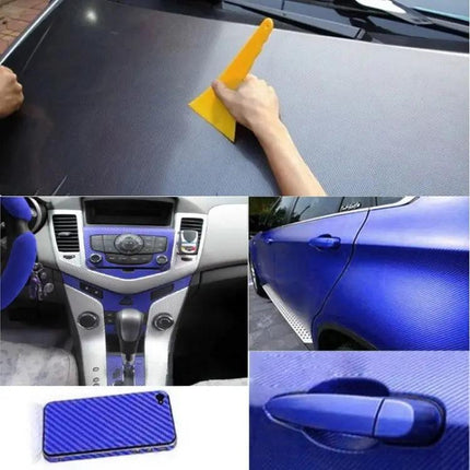 3D Carbon Fiber PVC Car Decoration Sticker, 127cm x 50cm