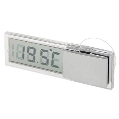Car Thermometer for Monitoring Temperature on Daily Drives LCD dashboard/windshield thermometer with suction cup for quick interior temperature checks