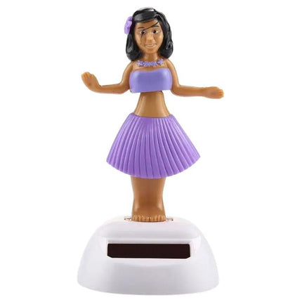 Solar Powered Bobble Head Dancing Car Ornament - Hula Princess