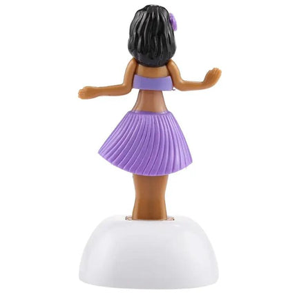 Solar Powered Bobble Head Dancing Car Ornament - Hula Princess