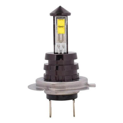 LED Car Fog Light Bulb White for Clear Driving Everyday Use - compact 12V plug-and-play LED fog light bulb for improved visibility