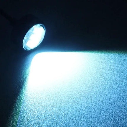 Ice Blue LED Daytime Running Lights For Vehicles, 2 Pack, 22.5mm