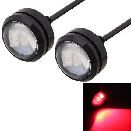 Ice Blue LED Daytime Running Lights For Vehicles, 2 Pack, 22.5mm