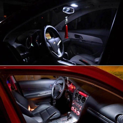 License Plate Reading Lights 36mm For Cars Everyday Use interior dome and reading lights showing bright white illumination in car cabin