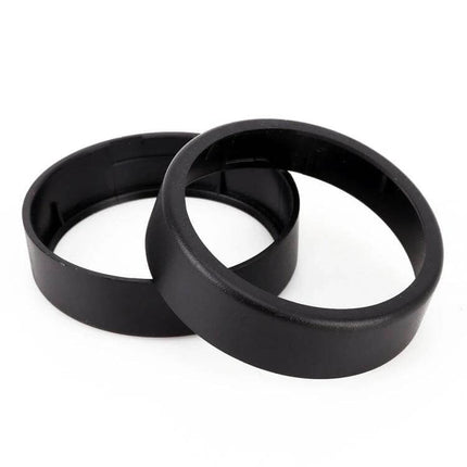 Two Pack Mini Dome Car Tweeters For Smooth Everyday Sound compact black mounting rings for easy 12V car audio upgrade