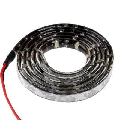 1m Blue Waterproof Flexible Car Strip Light for Cars and Motorcycles - flexible blue LED strip for dashboard, door sills, trunks and motorcycle fairings