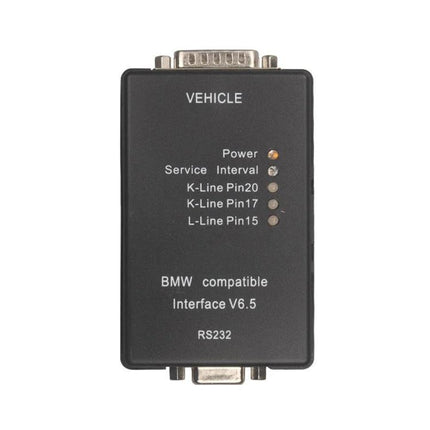 BMW Car Diagnostic Tool for Everyday Vehicle Checks - black RS232 BMW compatible interface V6.5 diagnostic adapter