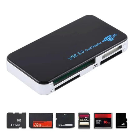 USB 3.0 Card Reader for Various Memory Cards and Devices
