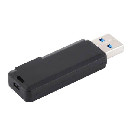 Dual Slot USB 3.0 Card Reader for SD and Micro SD Cards black USB stick-style card reader for SD and Micro SD transfers