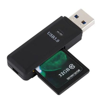 Dual Slot USB 3.0 Card Reader for SD and Micro SD Cards