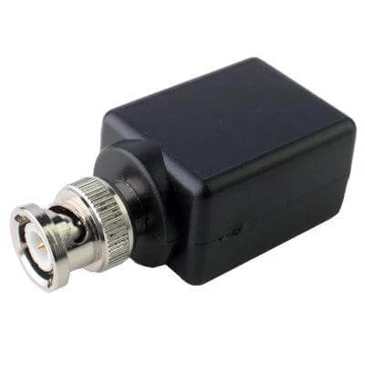 Passive Twisted Pair Video Transceiver for CCTV Surveillance compact BNC passive video balun for extending camera feeds over twisted pair cables