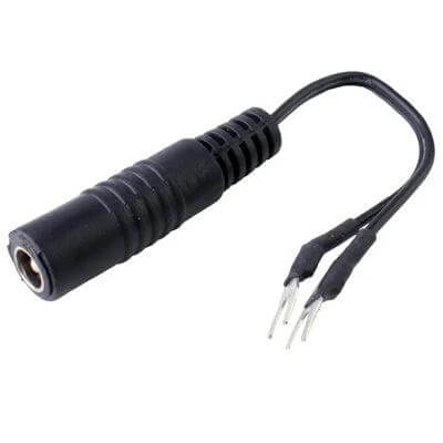 Passive Twisted Pair Video Transceiver for CCTV Surveillance black female RCA to bare wire adapter for CCTV camera signal extension
