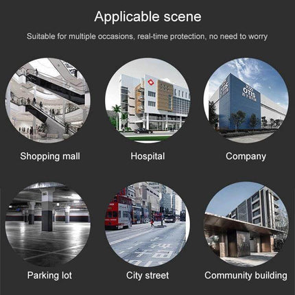 4-Channel Video Balun for Transmitting BNC Signals over UTP Cable used in shopping mall hospital company parking lot city street and community building