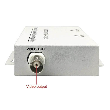 Video Signal Amplifier for Remote Transmission Systems AD5301 front BNC video out connector for long-distance CCTV signal boosting