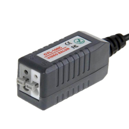 Single Channel Passive Video Balun for CCTV Transmission - compact UTP video balun for extending security camera feeds