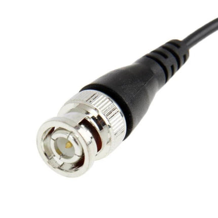 Single Channel Passive Video Balun for CCTV Transmission BNC connector cable close-up showing UTP-ready passive balun