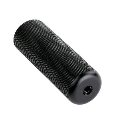 Hand Grip Stabilizer for DSLR Cameras and Smartphones – textured black cylindrical handheld grip with 1/4 inch screw mount for stable vlogging and mobile shooting
