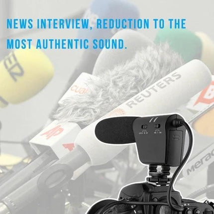Takstar Microphone for Capturing Daily Videos and Events — compact high-sensitivity mic for clear interviews and vlogs, reduces background noise