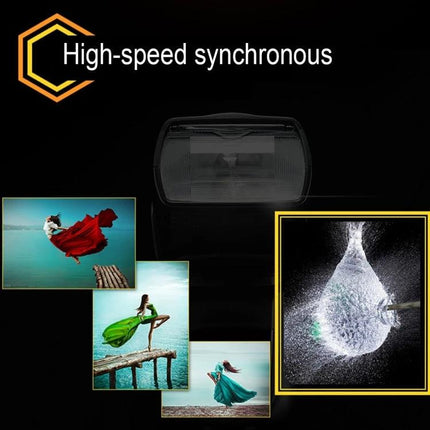 Triopo Flash Speedlite for Canon and Nikon DSLRs high-speed sync demo with portraits and water-splash action