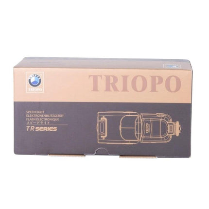 Triopo Universal Flash for Canon and Nikon DSLR Cameras - boxed TR series external camera flash unit for events, portraits and low-light photography