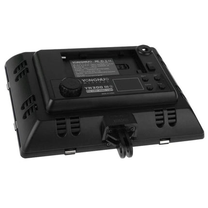 YONGNUO YN300 III LED Video Light for Camera Use rear panel showing controls and mounting bracket