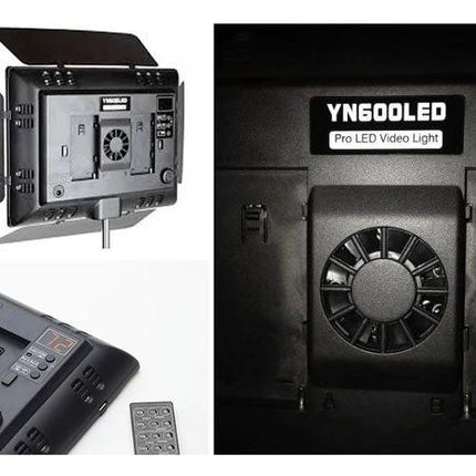 Yongnuo LED Video Light for Canon, Nikon, and Sony DSLR Cameras - adjustable brightness and color temperature for video and photo shoots