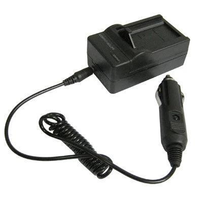 Universal Battery Charger for Nikon Digital Cameras with Multiple Plugs black travel and car adapter for EN-EL1 and MIN-NP800 batteries