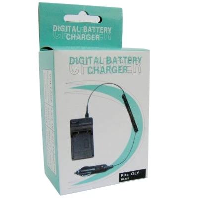 Olympus Compatible Battery Charger for Digital Cameras, BLM1 Model packaged universal input travel charger for Olympus BLM1 batteries
