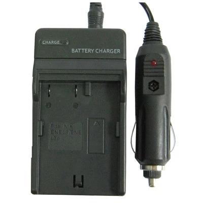 AC Powered Digital Camera Battery Charger for Fuji FNP150 photo showing charger with car adapter and AC cord