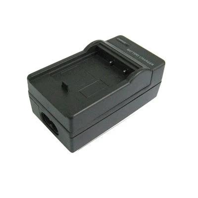 Digital Camera Battery Charger for Fuji Models with Universal Plugs - compact travel charger for Fuji camera batteries, universal plugs for worldwide use