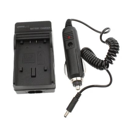 Portable Car Charger for Samsung Digital Camera Batteries - black car cigarette adapter charger for Samsung BP105R camera battery