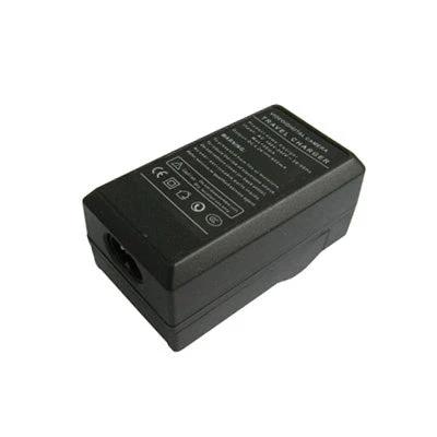 Digital Camera Battery Charger for Casio CNP40 Models – compact black universal AC 100V-240V charger for travelers and photographers
