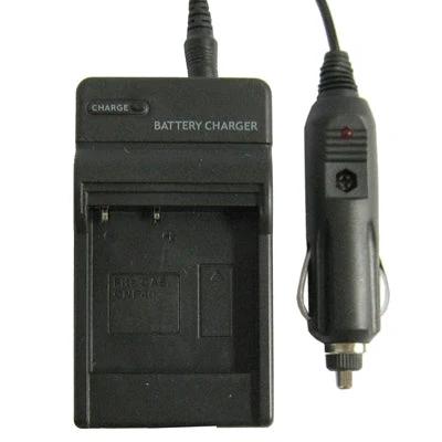 Digital Camera Battery Charger for Casio CNP40 Models compact black charger with car adapter and international input compatibility