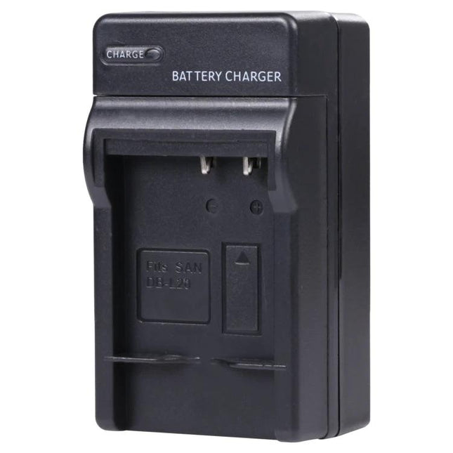 Battery Charger Compatible with SANYO Digital Cameras for Daily Use - compact black DBL20 charger for travel and everyday photography