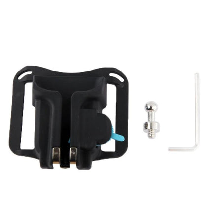 Ergonomic Waist Belt Holster for Comfortable Camera Carrying - black quick-release camera holster with mount and allen key